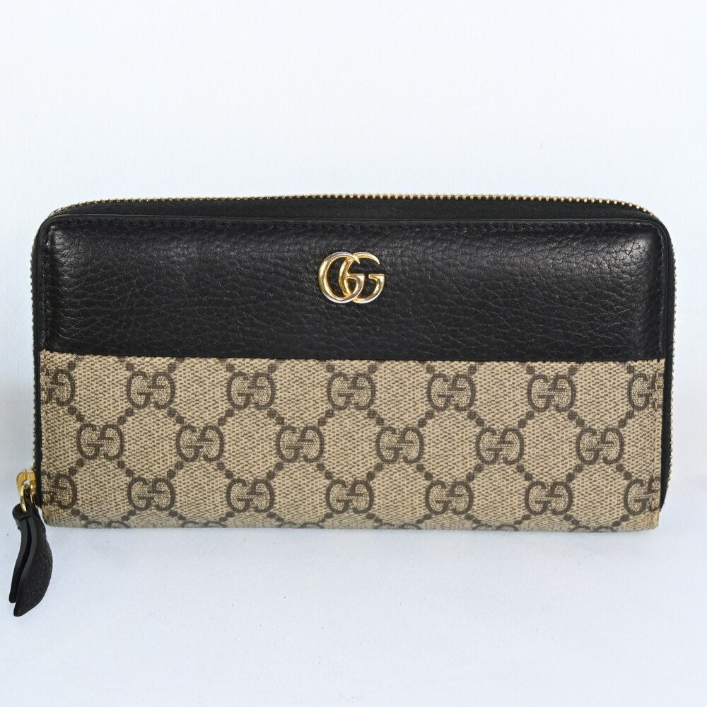 Auth Gucci Gg Marmont Round Zipper Long #196282G32B - Picture 2 of 15